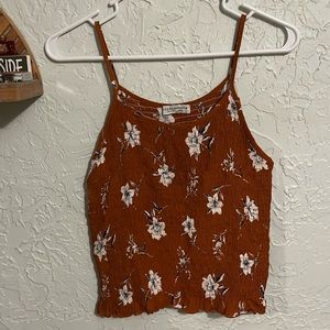 Paper crane touched tank